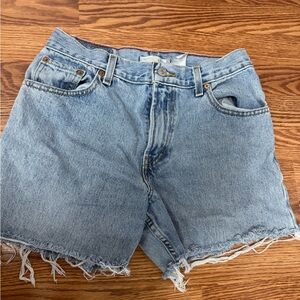 Levi's Light Blue Jean Shorts